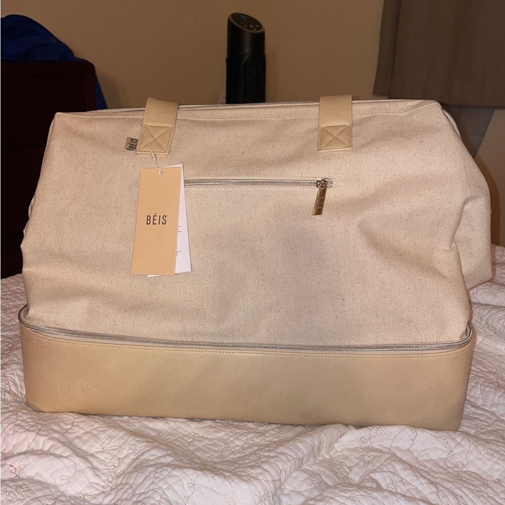 BEIS Cream Travel Bag